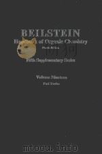 BEILSTEIN HANDBOOK OF ORGANIC CHEMISTRY FOURTH EDITION FIFTH SUPPLEMENTARY SERIES VOLUME NINETEEN PA（1988 PDF版）