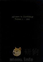 Advances in lipobiology; volume 1 1996（1996 PDF版）