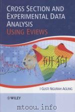 Cross Section And Experimental Data Analysis Using Eviews（ PDF版）