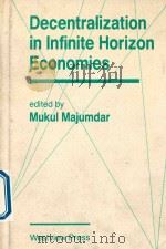Decentralization in infinite horizon economies（1992 PDF版）
