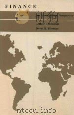 FINANCE AN INTERNATIONAL PERSPECTIVE（1987 PDF版）