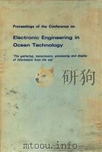 PROCEEDING OF THE CONFERENCE ON ELECTRONIC ENGINEERING IN OCEAN TECHNOLOGY（1970 PDF版）