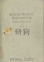 MODERN OPTICAL ENGINEERING:THE DESIGE OF OPTICAL SYSTENS（ PDF版）