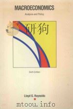 MACROECONOMICS ANALYSIS AND POLICY（1988 PDF版）