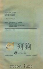 Advances in biosensors A Research annual volume 2 1992（1992 PDF版）
