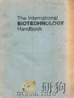 The International biotechnology handbook（1988 PDF版）