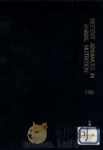 Recent advances in animal nutrition 1985（1985 PDF版）
