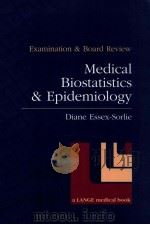 Medical biostatistics and epidemiology first edition 1995 PDF电子版封面 0838562191
