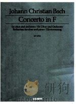 Concerto in F for Oboe and orchestra 1963 PDF电子版封面