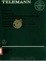 quartet in d minor for two flutes recorder (bassoon violoncello)（1962 PDF版）