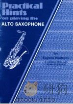 practical hints on playing the alto saxophone（1983 PDF版）