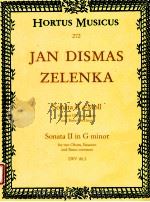 sonata Ⅱ in g minor for two oboes bassoon and basso continuo zwv 181（1995 PDF版）