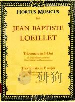 Trio Sonata in F-major for Treble Treble Recorder(Flute) Oboe(Violin) and Basso continuo op.Ⅱ/2（1961 PDF版）