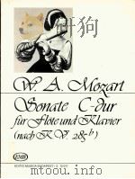 die klavierstimme bearbeitet von a zongoraszolamot a k.v .285b sz.fuvolanegyes alapjan kidolgozta ho（1986 PDF版）