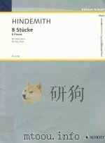 8 stucke 8 pieces fur flote allein for solo flute（1958 PDF版）
