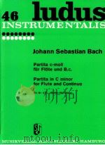 ludus instrumentalis partita in c minor for flute and continuo 1958 PDF电子版封面