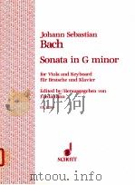 Sonata in G minor for Viola and Keyboard 1977 PDF电子版封面
