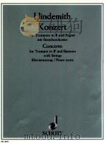 Concerto for Trumpet in Bb and Bassoon with String 1949（1954 PDF版）