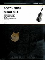 Konzert No.3 fur Violoncello and strings CB 114 1970 PDF电子版封面