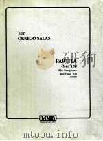 Partita Alto Saxophone and Piano Trio Opus 100（1988 PDF版）