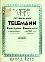 ouverture(suite) e-minor for flute oboe strings and continuo 1966 PDF电子版封面
