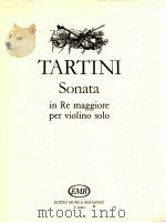 Sonate in re maggiore per violino solo（1971 PDF版）