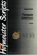 hofmeister scripts fantasie fur englischhorn solo oboe/oboe d'amore fh 2289   1995  PDF电子版封面     