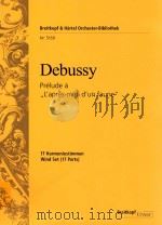 debussy Prélude à 1987 PDF电子版封面