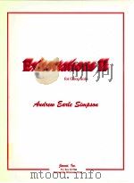 Exhortation II for oboe solo 1998 PDF电子版封面