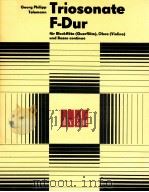 triosonate f-dur dvfm 1978 PDF电子版封面