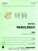 Trio fur violine viola & violoncello stimmen 06031（1974 PDF版）