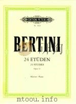Henri bertini 24 etüden für Klavier opus 32（ PDF版）