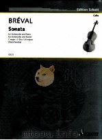 Sonate for Violoncello and Piano C major CB 21（1929 PDF版）