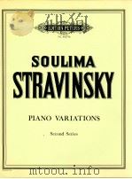 Piano Variations Second Series 1970 PDF电子版封面