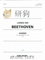 Kadenz zum KlavierKonzert Nr.1 in C-Dur op.15 01 201 1955 PDF电子版封面