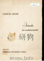 intrada for woodwind quintet setofparts（1969 PDF版）
