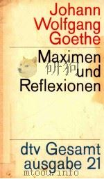 Maximen und Reflexionen 1968 PDF电子版封面