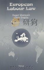 EUROPEAN LABOUR LAW  FOURTH AND REVISED EDITION  1997（1997 PDF版）