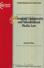 EUROPEAN COMMUNITY AND INTERNATIONAL MEDIA LAW（1994 PDF版）