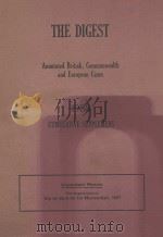 THE DIGEST  CUMULATIVE SUPPLEMENT  1988（1988 PDF版）