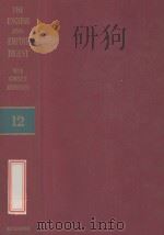 THE ENGLISH AND EMPIRE DIGEST  WITH COMPLETE AND EXHAUSTIVE ANNOTATIONS  REPLACEMENT VOLUME 12（1973 PDF版）