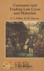 CONSUMER AND TRADING LAW  CASES AND MATERIALS（1985 PDF版）