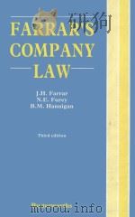 FARRAR'S COMPANY LAW  THIRD EDITION（1991 PDF版）