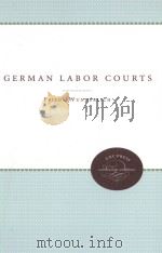 German labor courts 1946 PDF电子版封面 by Frieda Wunderlich ; with a