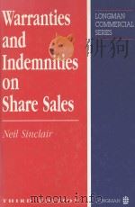 WARRANTIES AND INDEMNITIES ON SHARE SALES  SECOND EDITION（1992 PDF版）