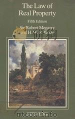 THE LAW OF REAL PROPERTY FIFTH EDITION 1984 PDF电子版封面 0420470301