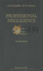 PROFESSIONAL NEGLIGENCE  SECOND EDITION（1989 PDF版）