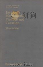 JACKSON'S MATRIMONIAL FINANCE AND TAXATION  THIRD EDITION（1980 PDF版）