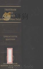 TRISTRAM AND COOTE'S PROBATE PRACTICE  TWENTIETH EDITION（1955 PDF版）