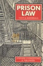 PRISON LAW  TEXT AND MATERIALS（1993 PDF版）